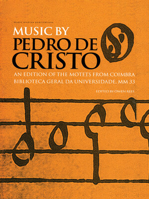 cover image of Music by Pedro de Cristo (c. 1550-1618)